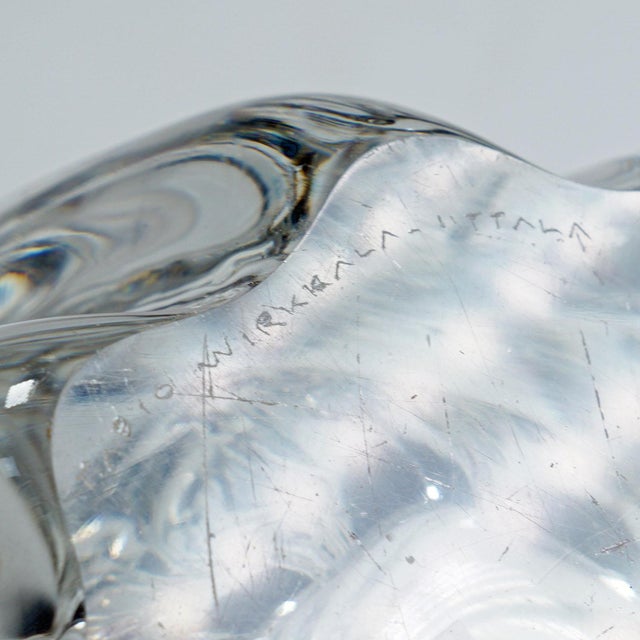 Large Stump of a Tree Art Glass Bowl by Tapio Wirkkala for Iittala 1951 For Sale - Image 6 of 6