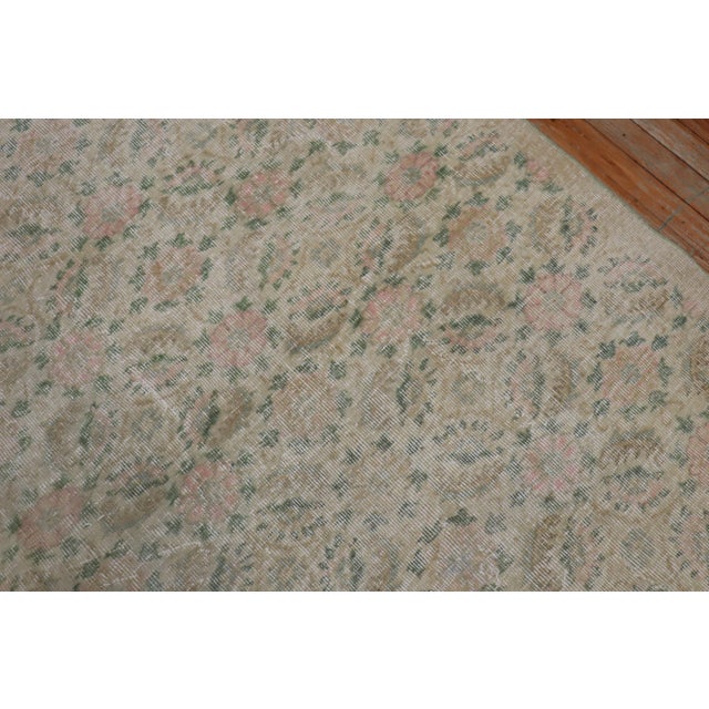 Textile Mid 20th Century Vintage Turkish Worn Rug, 6'10'' X 10'4'' For Sale - Image 7 of 13