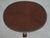French Vintage Mahogany Marquetry Inlaid Side Table For Sale - Image 3 of 15