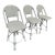 Serena & Lily Riviera Swivel Counter Stools, Set of Three For Sale