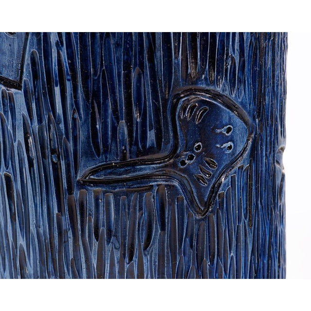 A very large pottery vase by Tunisian studio artist and Institut Supérieur des Beaux Arts de Sousse lecturer, Hanen Ben...