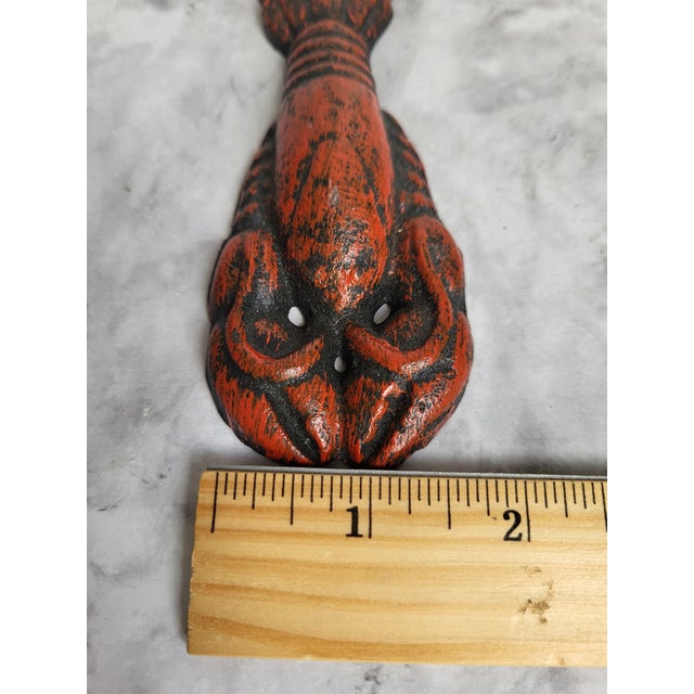 Abstract Vintage Cast Iron Lobster Bottle Opener For Sale - Image 3 of 7