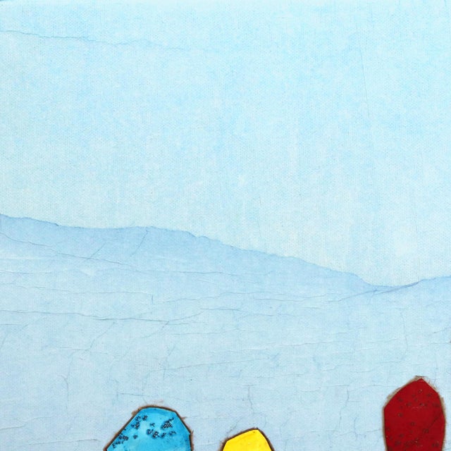 The organic aesthetic and textures of Peter Kuttner’s original boho minimalist artworks are the result of patient layering...