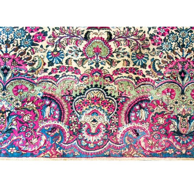 Traditional Early 20th Century Persian Kirman Rug For Sale - Image 3 of 15
