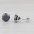 Gemstone Information: - Natural Diamonds - Total Carats - 3.45ctw Cut - Round Brilliant Color - Treated Black Metal: 14k...