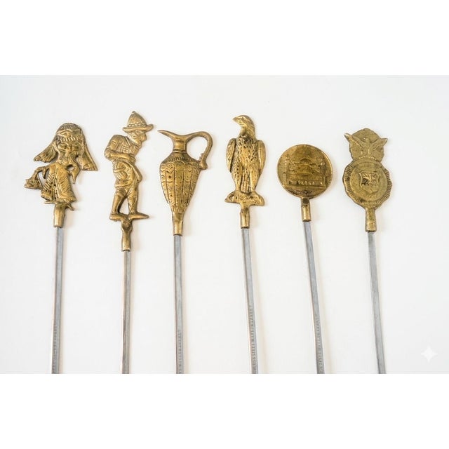 Add a touch of Mid-Century Mediterranean flair to your next barbecue or bar cart display with this exquisite set of six...