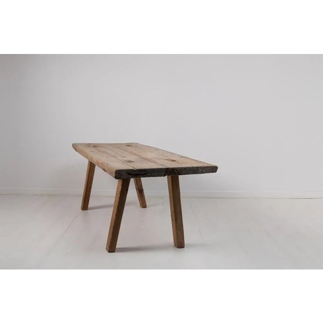 Late 18th Century Swedish Folk Art Pine Table For Sale - Image 5 of 13
