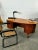 Scandinavian Teak Wood Desk For Sale - Image 4 of 10