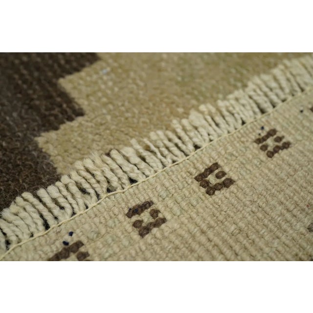 Cream Oushak Rug 2'8'' X 3' For Sale - Image 8 of 9