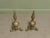 French Brass Andirons, Set of 2 For Sale - Image 6 of 8