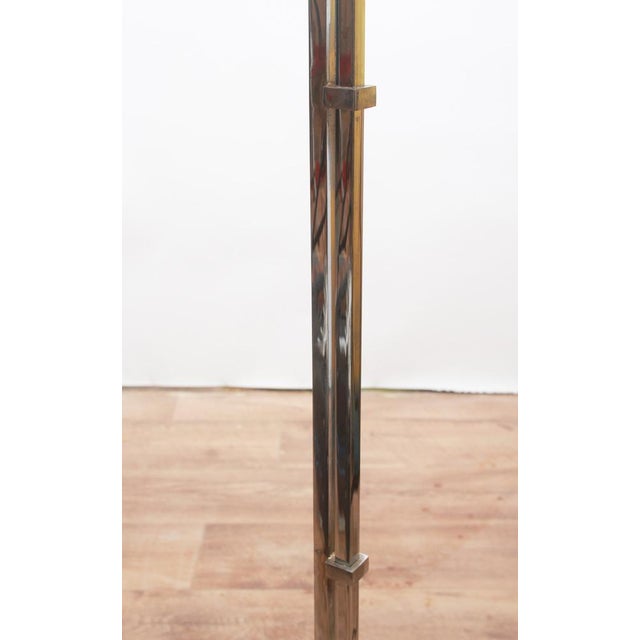Minimalist Height-Adjustable Floor Lamp in Chrome, 1970s For Sale - Image 4 of 15