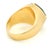 1980s Vintage Italian 18k Gold Diamond Intaglio Ring by Bastian Bros, Size 10 For Sale - Image 5 of 13