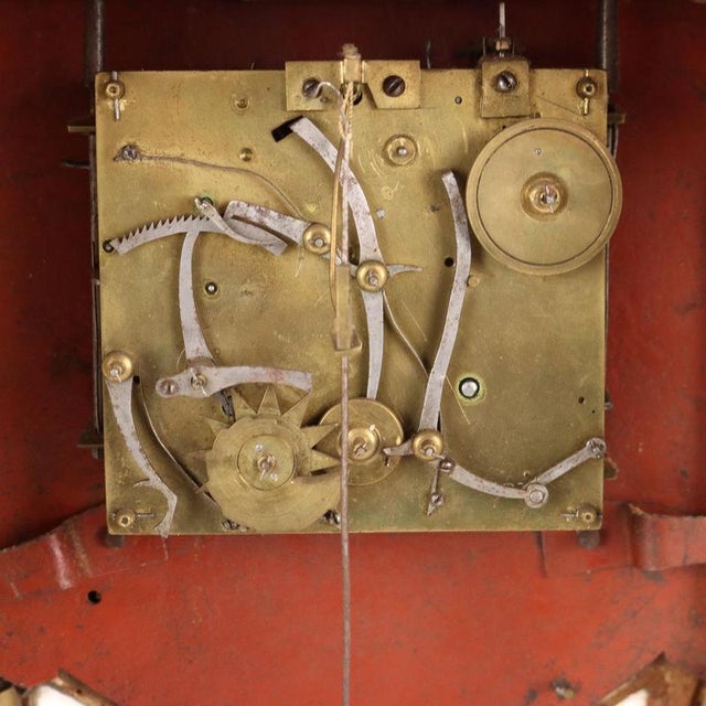 18th Century Pendulum Clock in Wood Decorations, France For Sale - Image 11 of 13