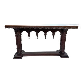 A Medieval Revival Entrance/ Accent Table For Sale