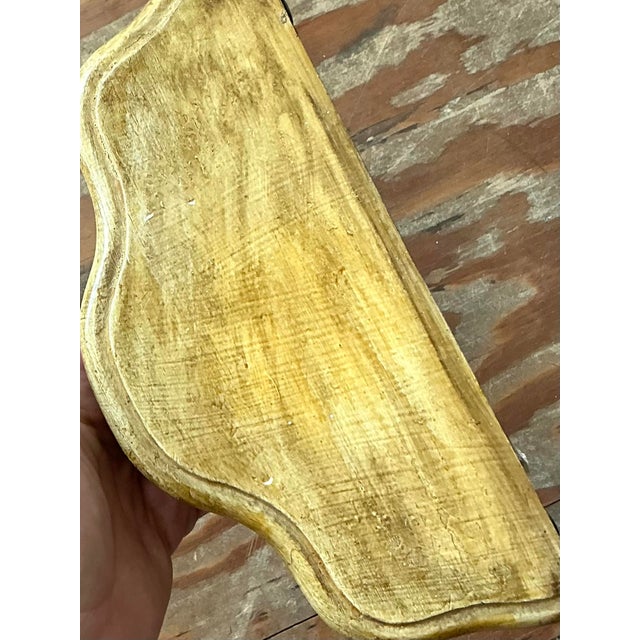 Mid 20th Century Vintage Regency Italian Hand Carved Brackets. - A Pair For Sale - Image 5 of 7