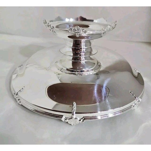 Antique Art Deco Sterling Silver Compotier from Walker & Hall, 1932 For Sale - Image 12 of 16