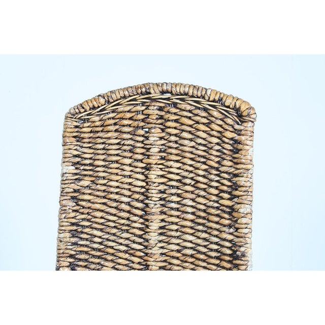 Sculptural High Back Chairs, Italy, 1980s, Set of 2 For Sale - Image 6 of 7