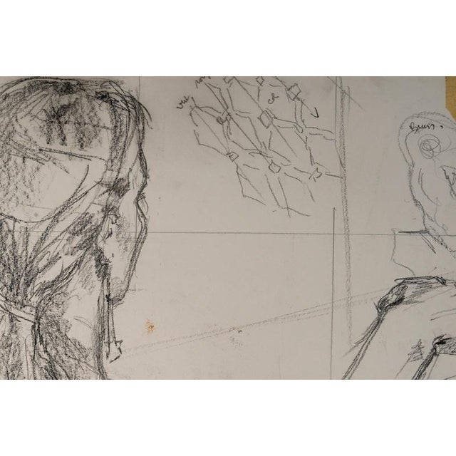 Unkown, Depicting a Young Woman, 20th Century, Watercolour on Paper For Sale - Image 4 of 5