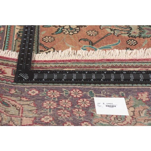 Mid 20th Century Mid 20th Century Vintage Persian Tabriz Rug - 07'10 X09'08 For Sale In Dallas - Image 6 of 9