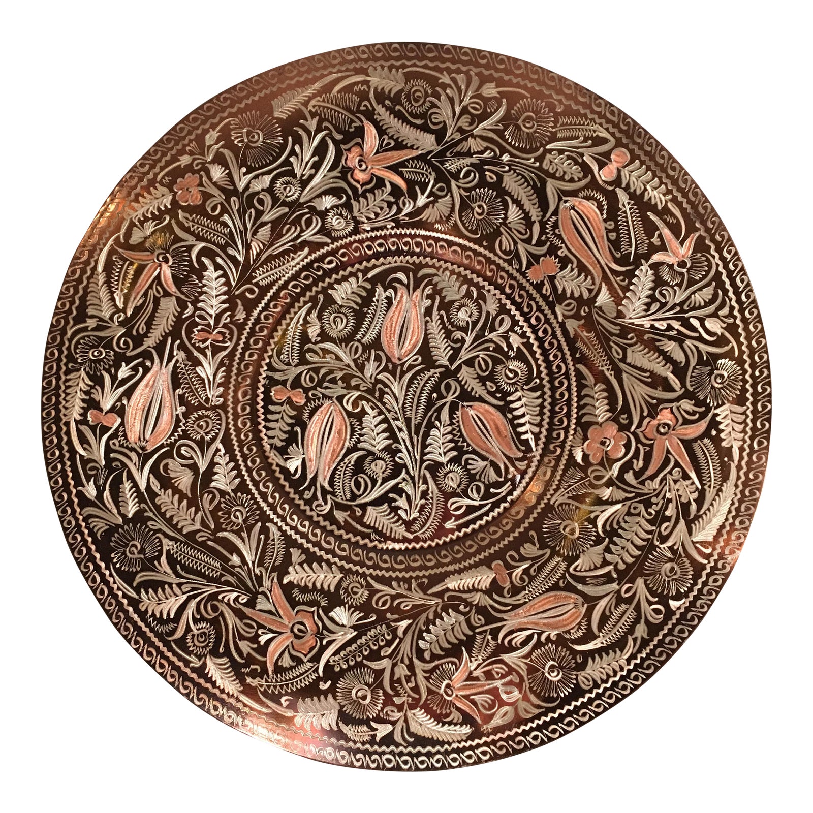 Erzincanlilar Handmade Turkish Copper Plate Chairish