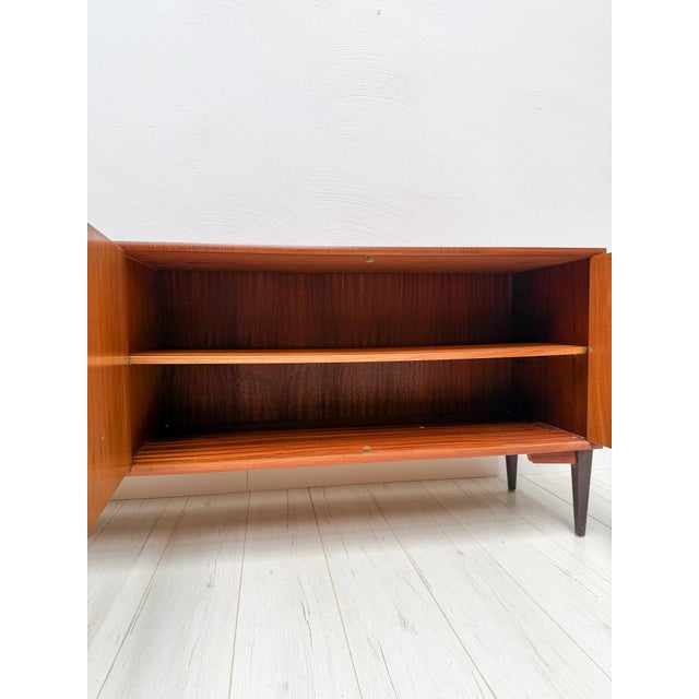 Wood Mid-Century German Teak Sideboard by WK Möbel, 1960s For Sale - Image 7 of 13