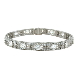 1920s Tiffany & Co., Art Deco Diamond Bracelet, Platinum