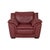 Red Leather Lounge Chairs from Natuzzi, Set of 2 For Sale - Image 13 of 14