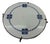 Antique German Art Deco Porcelain Round Trivet Tile For Sale