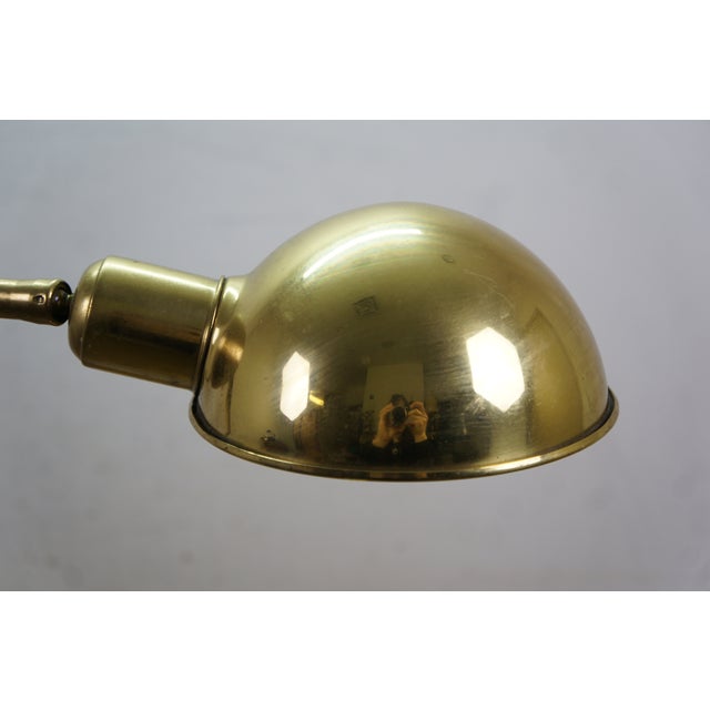 Vintage Brass Adjustable Apothecary Library Pharmacy Reading Floor Lamp 56" For Sale - Image 12 of 15
