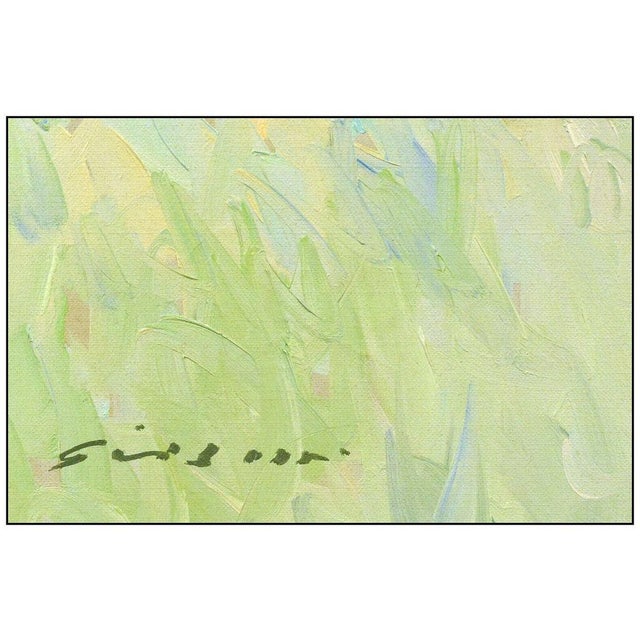 Impressionist Mid 20th Century Walking Through Reeds, Andre Gisson For Sale - Image 3 of 4