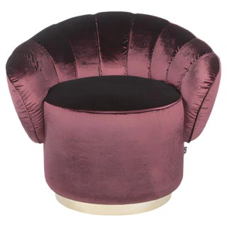 Bordeaux Artik Fabric Kidman Armchair from VGnewtrend For Sale