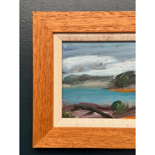 Göran Brunius, Coastal Landscape, 1960s, Oil on Panel, Framed For Sale - Image 11 of 15