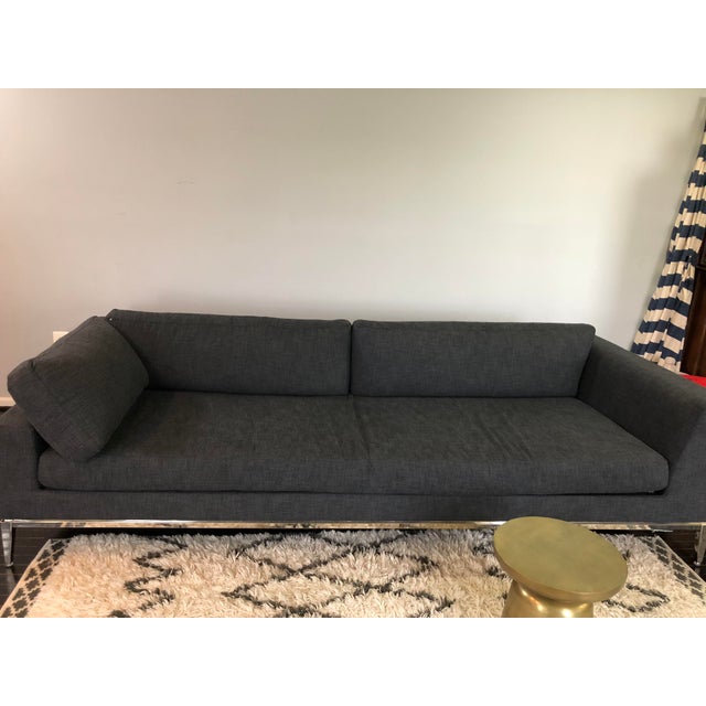 Restoration Hardware Italia Track Arm 9ft Sofa Luxe Chairish