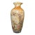 Vintage Liuli Glass Vase With Hand-Painted Bird & Floral Motif and Calligraphy For Sale