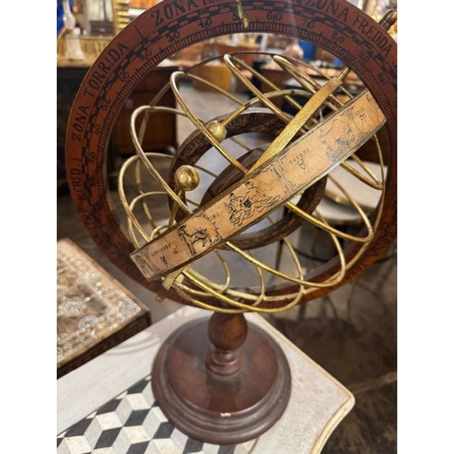 Vintage Italian Celestial Globe For Sale - Image 4 of 6