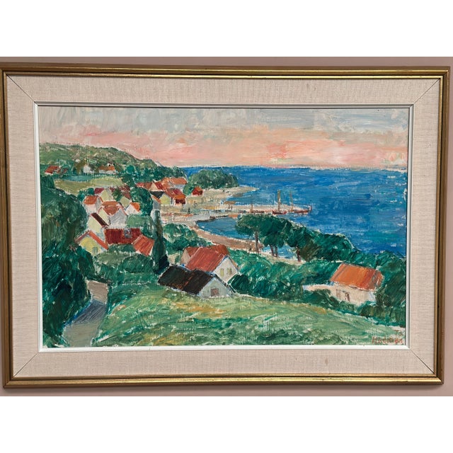 John Hedman, Coastline, 1973, Oil on Panel For Sale - Image 16 of 18