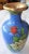 Mid 20th Century Blue Chinese Cloisonné Vase & Jar Set- 2 Pieces For Sale - Image 6 of 13