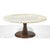 Mid-Century Modern Mid-Century Coffee Table in Walnut and Travertine For Sale - Image 3 of 7