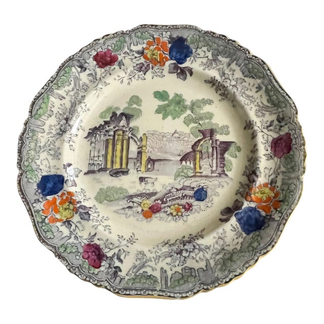 Antique Mason's Ironstone China Plate For Sale