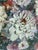 French Provincial Mid-Century P. Keeling Large Impasto Floral Oil Painting in Ornate Frame, 43" X 31.5" For Sale - Image 3 of 12