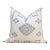 24" Black Star Medallion Moroccan Silk Pillow For Sale