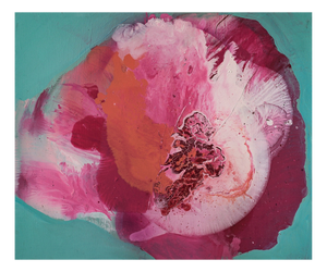 Agnieszka Zawisza, Flower, Oil on Canvas