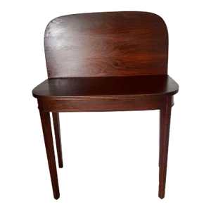 Early 20th Century Antique Georgian Style Mahogany Flip Top Gateleg Game Card Console Table