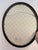 1990s Oil Painting the Quilter Portrait Signed Oval Gold Frame For Sale - Image 6 of 8