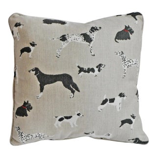 Dog Days Outdoor Pillow 18" X 18" For Sale