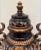 Black Grecian Style Urn With Lid For Sale - Image 8 of 12