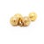 Metal Pair of Bulgari 18k Yellow Gold Ball & Chain Cufflinks For Sale - Image 7 of 9