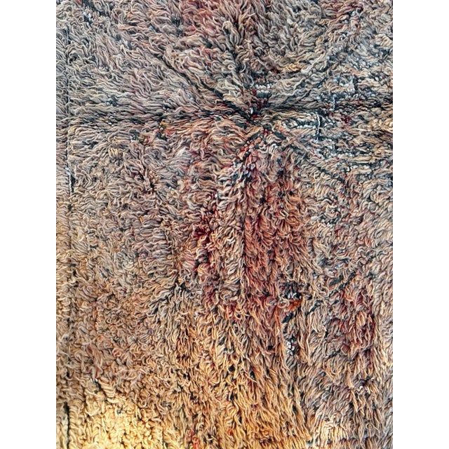 1980s Moroccan Boujad Berber Wool Rug For Sale - Image 9 of 9