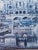Late 20th Century Late 20th Century Jean-Pierre Brunet Sacré-Cœur Montmartre Blue Monochrome Framed Paris Print For Sale - Image 5 of 13