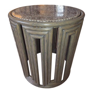 Baker's Layer Spot Table From the Lazlo Collection for McGuire For Sale